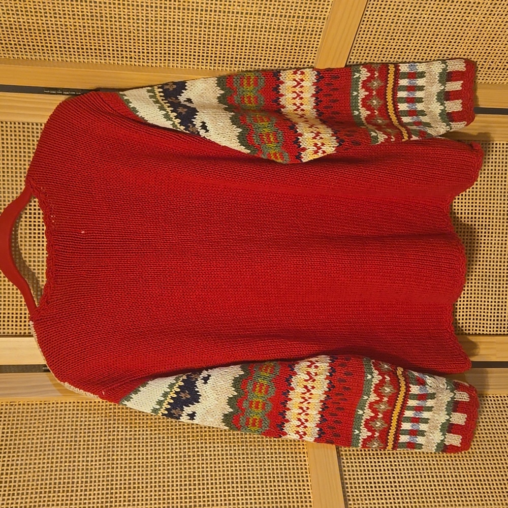 Tiara Women's Medium Holiday Cardigan Christmas Ugly Sweater Festive - Picture 8 of 10
